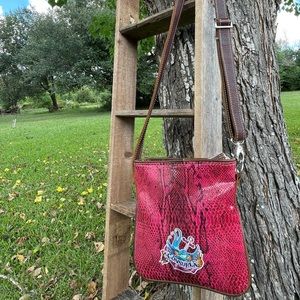 Consuela Red Crossbody Bag